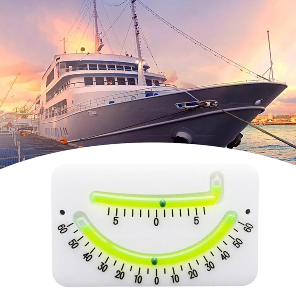 Inclinómetro para Barcos Profesionales, Clinómetro Marino, Alto Rendimiento, Clinómetro para Navegación, Indicador de para Barcos de Pesca