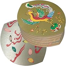 Sangekeha No. 1 100 Sheets Front Gold Back Silver Front Heian Picture Scroll 5 Patterns Silver Back Gold Length 8.5 cm x Width 7 cm (p040)