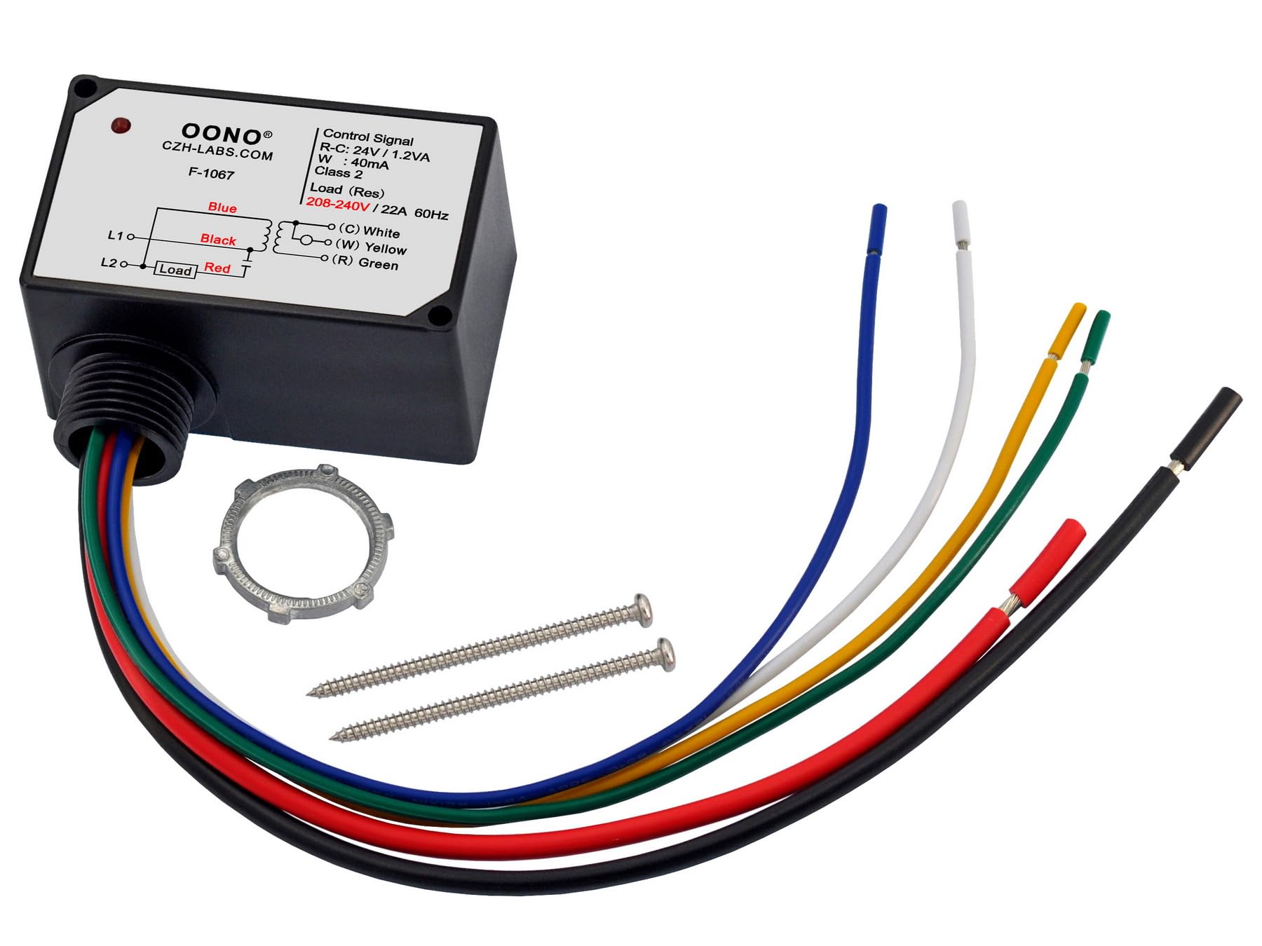 Snapklik.com : AC208-240V On/Off Switching Electric Heating Relay