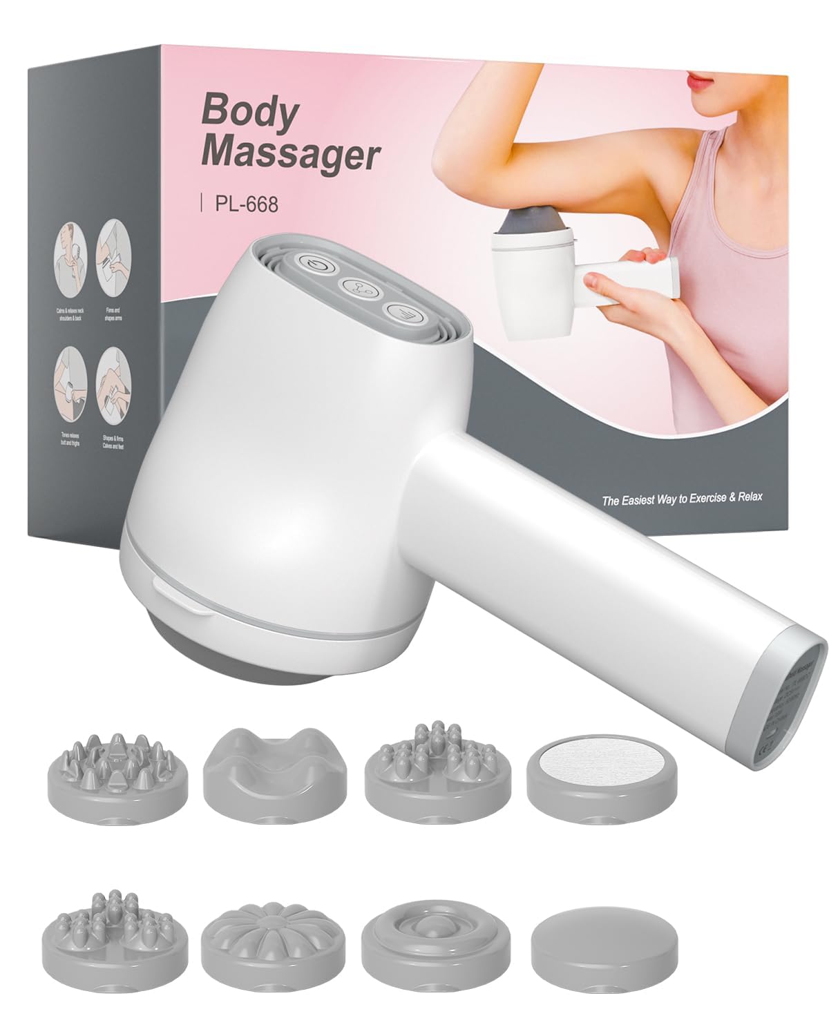 Sponsored Ad – KASTWAVE Body Sculpting Machine, Wireless Handheld Electric Cellulite Massager, Massagers Deep Tissue with Touch Screen, Lymphatic Drainage Machine with 8 Massage Attachment