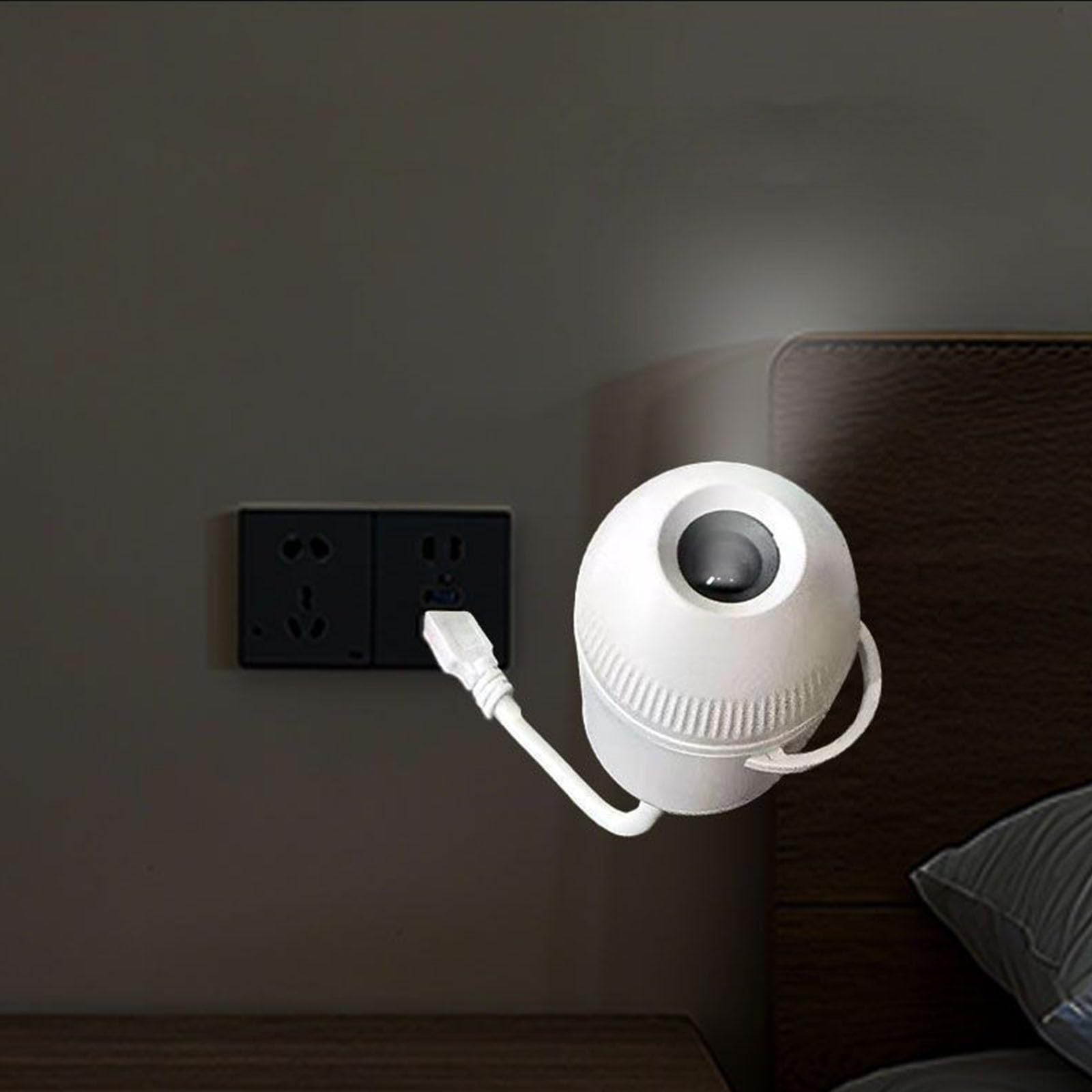 Lampada da scrivania decorativa con diapositive a stella intercambiabili