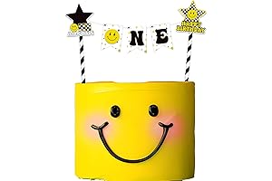 One Happy Dude 1st Birthday Cake Topper - Smiley Face One Cake...