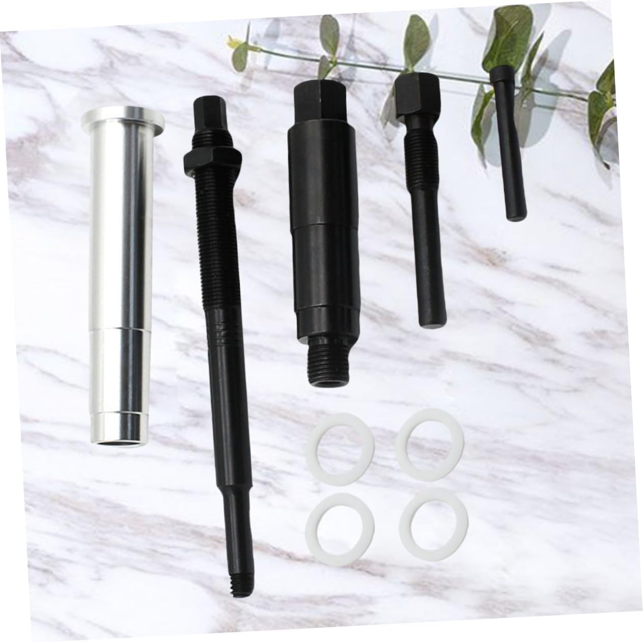 9Pcs Broken Spark Plug Removal Tool Durable Extractor for Engine Lightweight and Easy to Use Repair Tool for Efficient Spark Plug Extraction