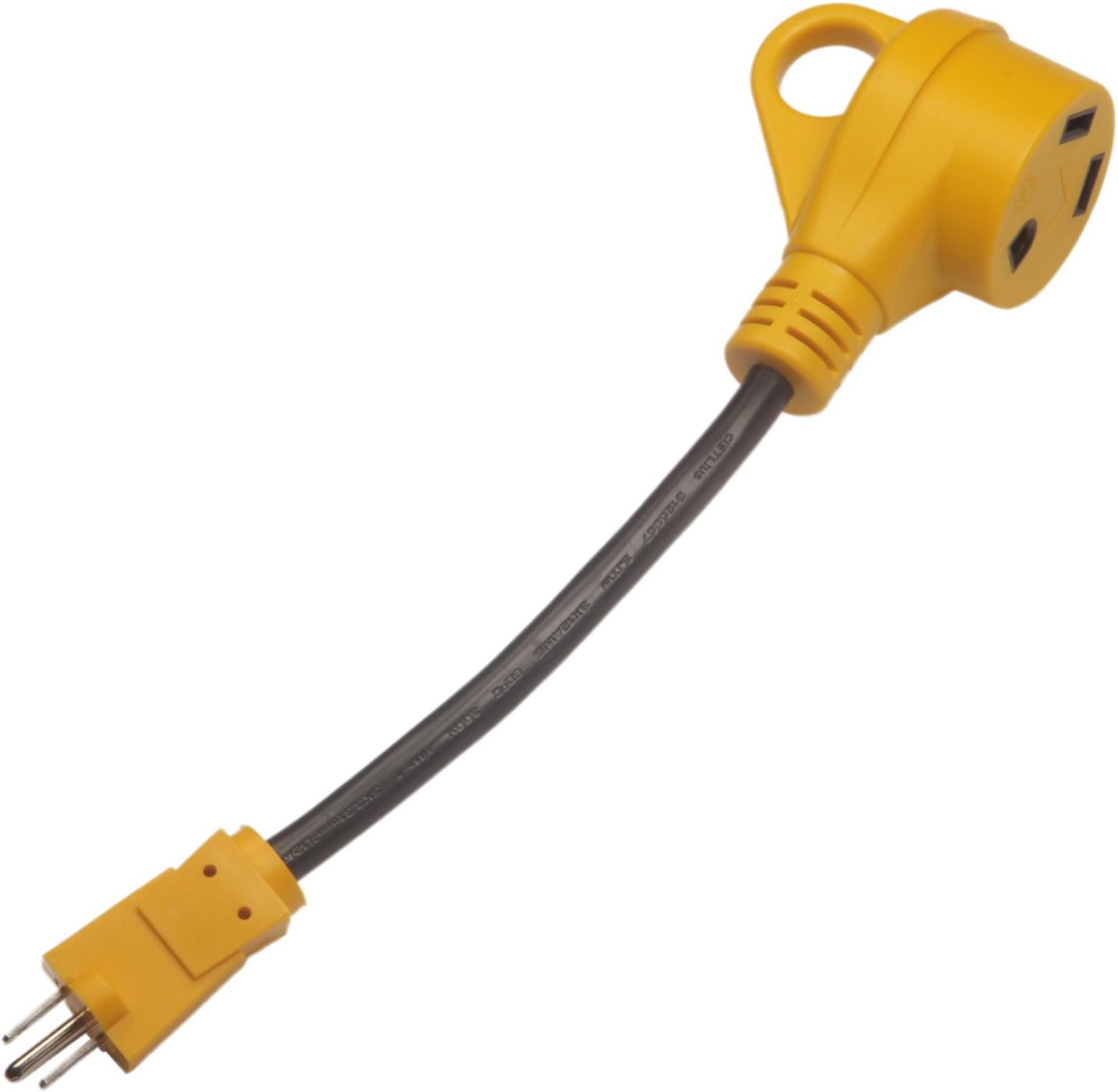 Amazon.com: Camco Heavy-Duty Electrical Dogbone Adapter, 50 Amp Male to