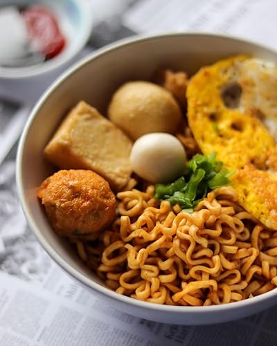 Miniatura 4 de ABC Fideos callejeros de carne picante, 12.3 onzas (paquete de 8), ramen instantáneo salteado y picante, 0.23 onzas de proteína, sin MSG, sin
