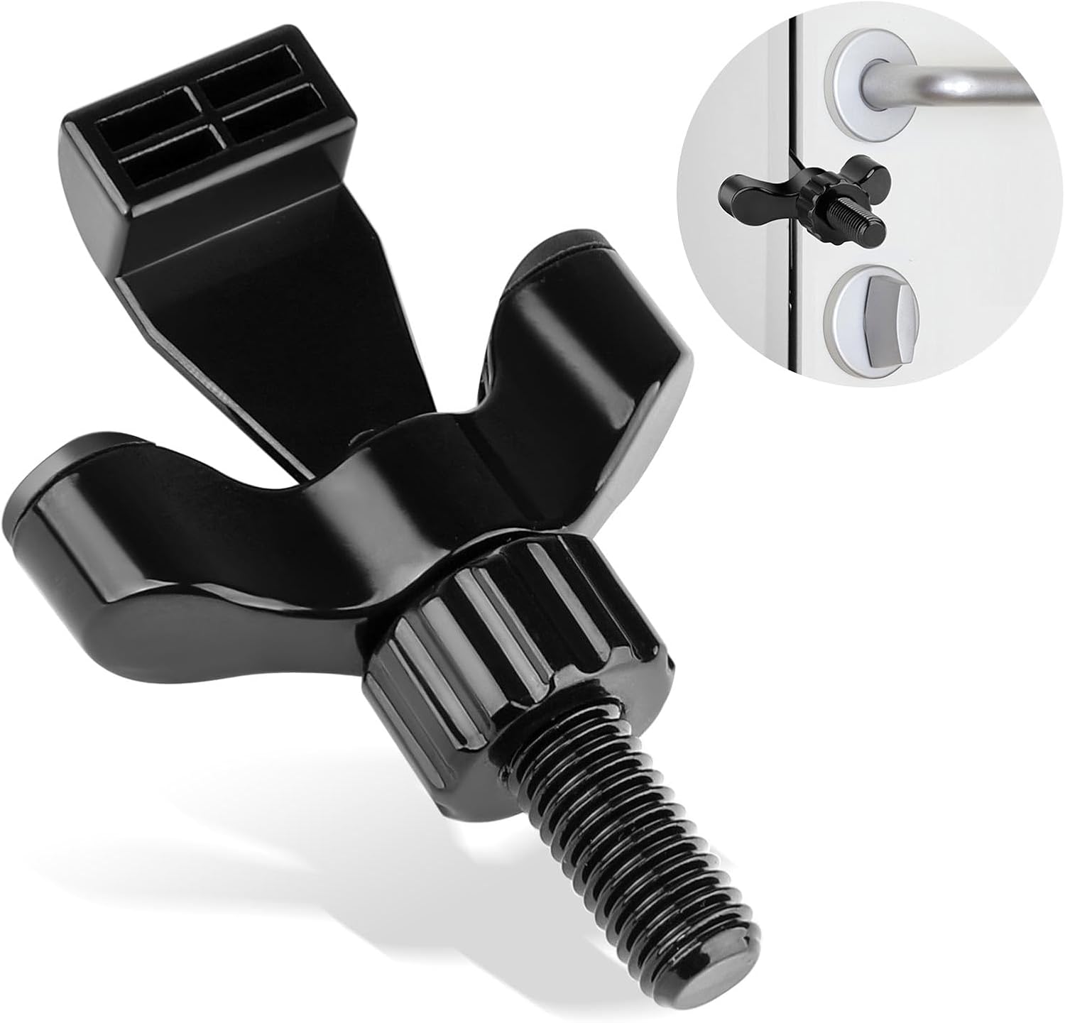 Portable Travel Door Lock,Home Hotel Pocket Poor Lock, Thickened Upgrade, Extra Security