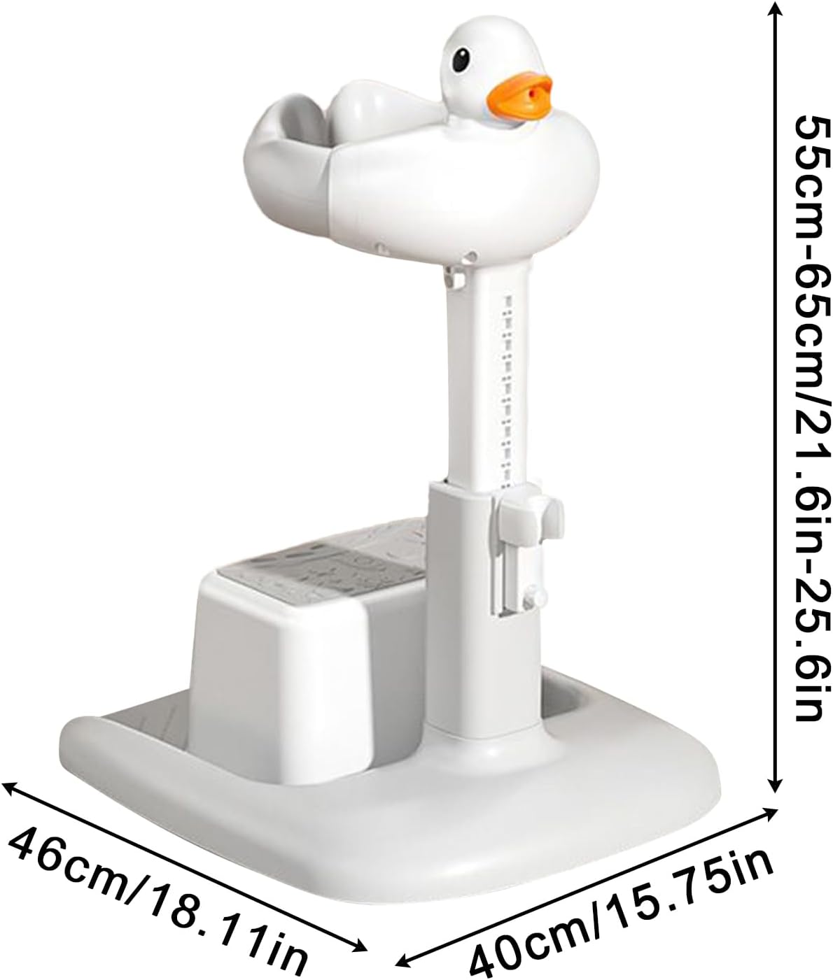 Shower Stand - Enhanced Safety Bathtub Stand, Adjustable Height Portable Shower Device for Kids Boys Girls, Anti-Slip Stability | Bathroom Bath Time Comfort Home Travel Parent Friendly