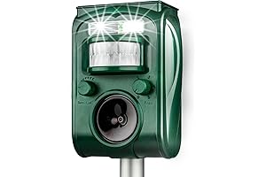 Ultrasonic Animal & Raccoon Repeller, Protect Your Garden and Home from Pesky Animals
