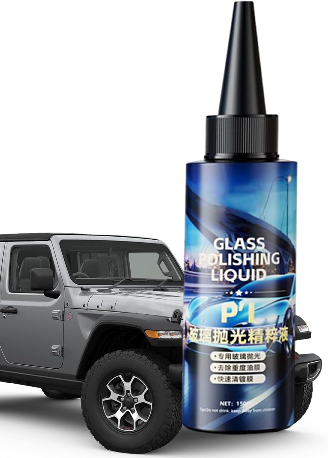 Car Window Oil Film Cleaner | 150ml Glass Polishing Compound,Automotive Polish for Windshield Rearview Headlight Tire Polishing Garage Motorcycle