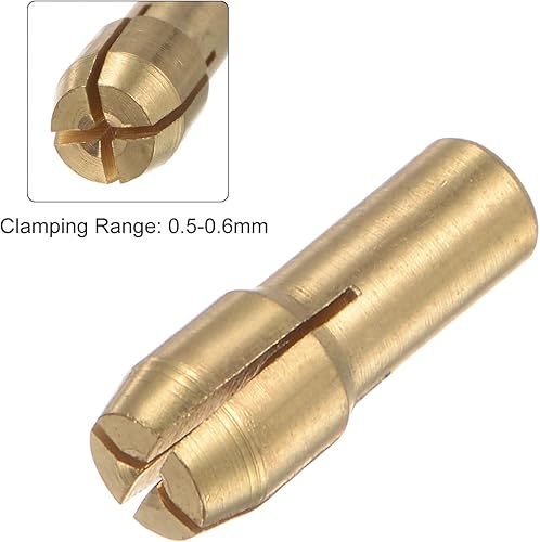 Miniatura 4 de Juego de brocas de latón de 0.020 in, 15 piezas, mini amoladora eléctrica, juego de brocas de cambio rápido para herramientas rotativas, diámetro de