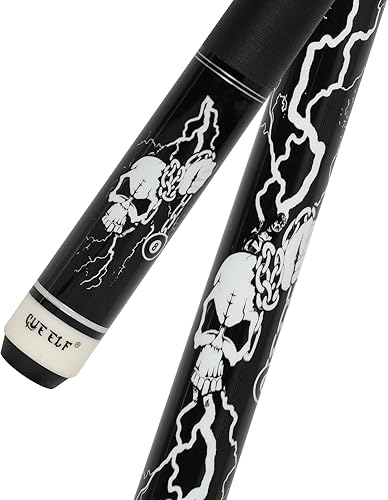 Miniatura 2 de Taco de Billar de Madera de Arce Canadiense 100% Taco de Billar con Punta de 13mm Palo de Billar de 19.5-21oz Tacos de Billar Adecuados para Bares,