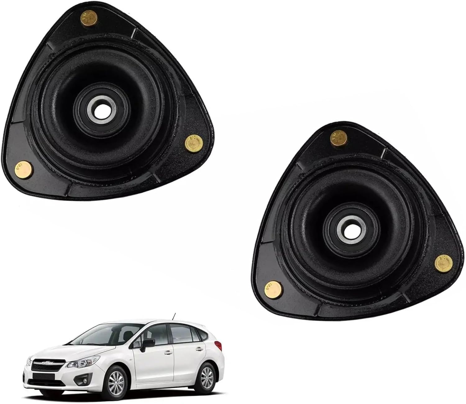 BestParts Pair LH and RH Front Shock Absorber Strut Mount Compatible with Subaru Impreza 2008-2014 Compatible with Forester 2008-2013 Compatible with Legacy 2005-2015