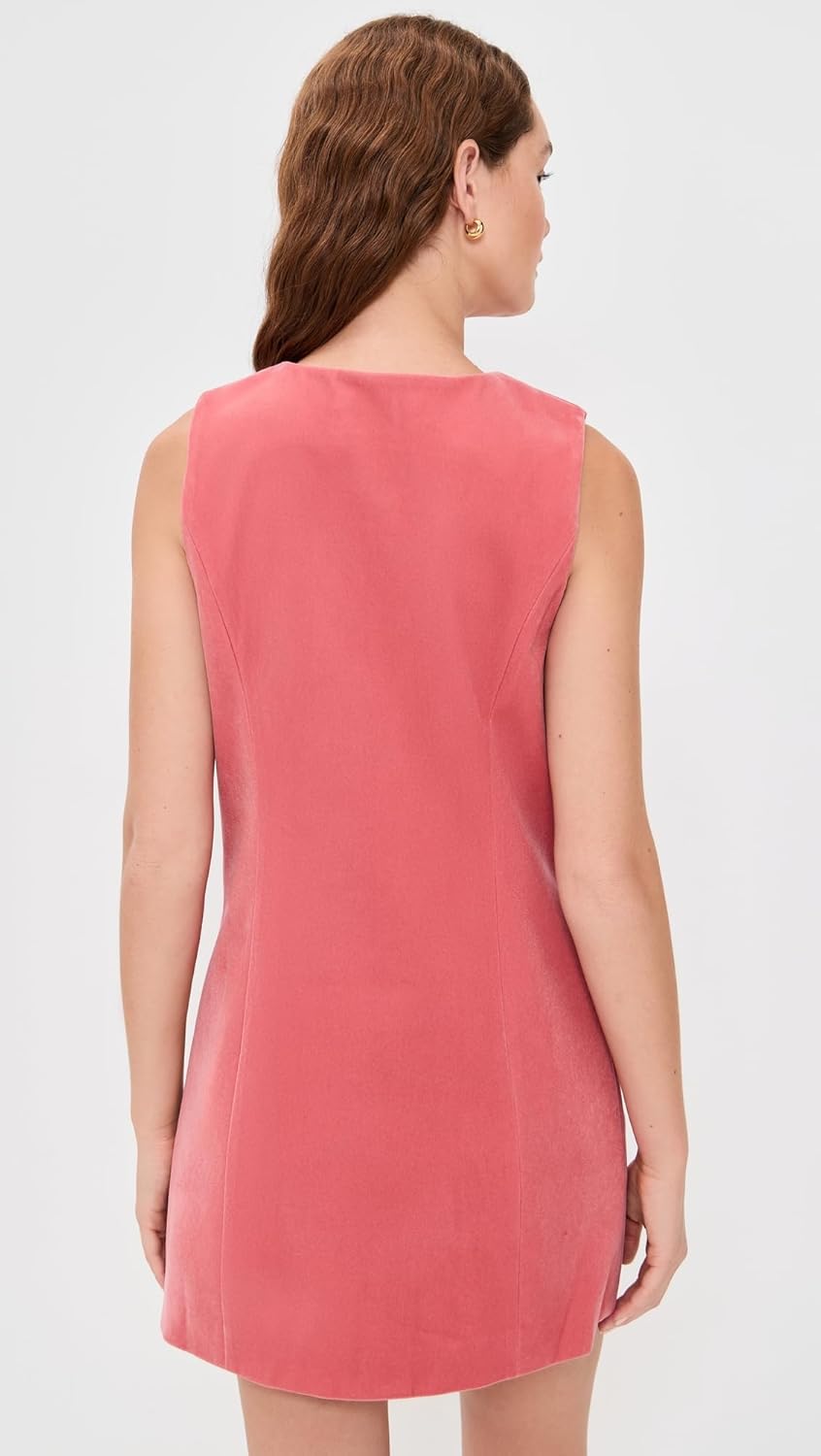 English Factory Women's Velvet Mini Dress - Image 4