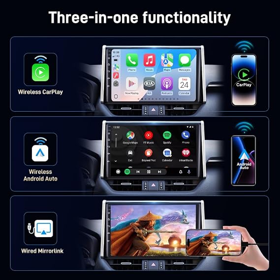 Carlinkit Wireless CarPlay & Android Auto CCPA Adapter,for Car with Android Aftermarket Head unit with Version 4.4.2 or Above