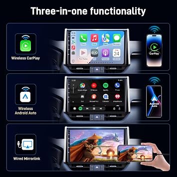 Carlinkit Wireless CarPlay & Android Auto CCPA Adapter,for Car with Android Aftermarket Head unit with Version 4.4.2 or Above