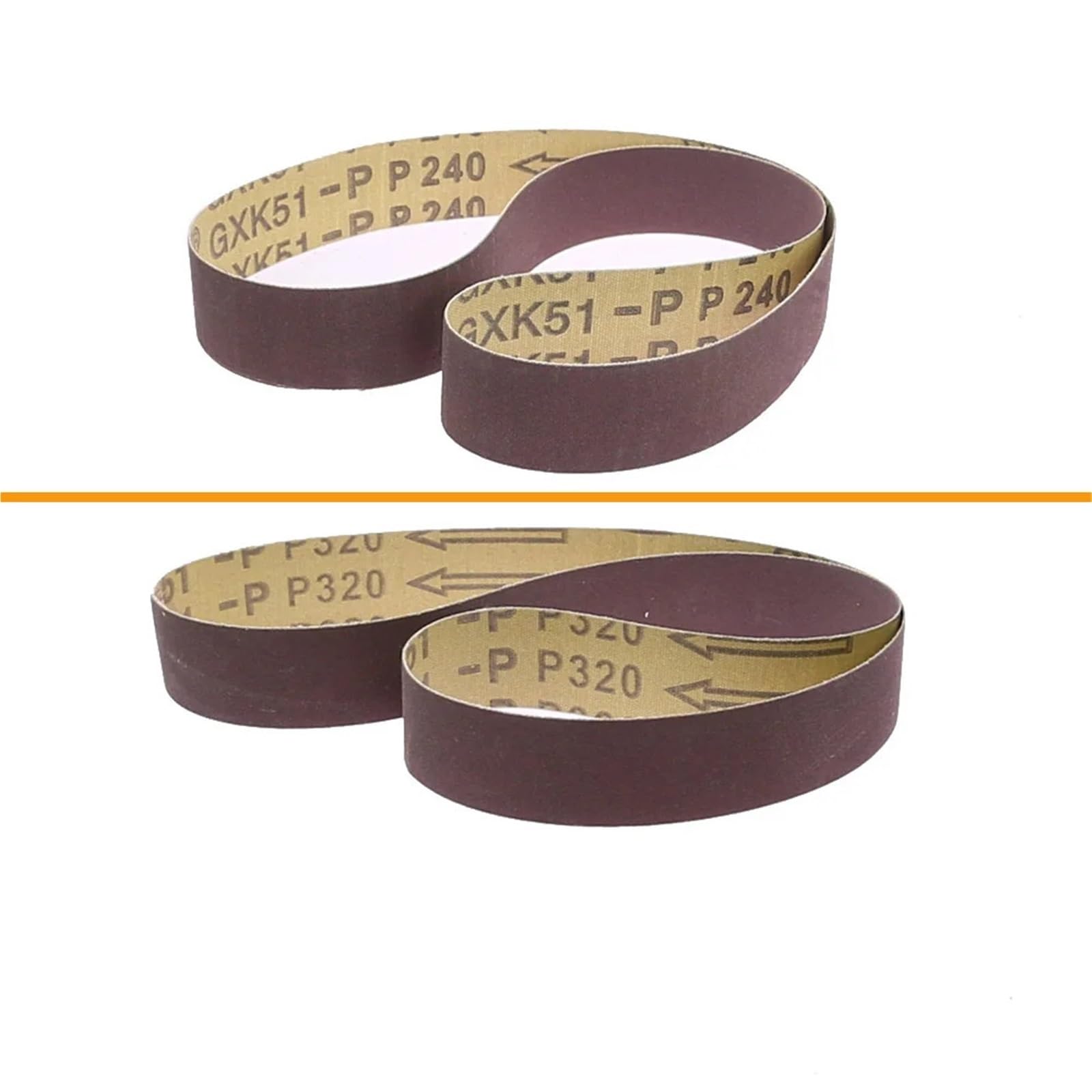 Banda De Lija Banda Lija Abrasiva 762x25mm 10 Piezas | 30x1 En Óxido De Aluminio P40-P800 for Metal Madera Plástico(P40 x 10 pcs)