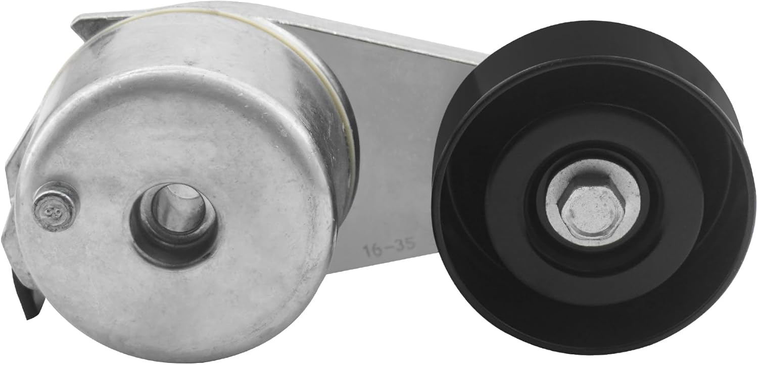 38178 Belt Tensioner Pulley Assembly Fit for Buick Rainier 2004-07, Chevy Colorado 2004-12, Trailblazer 2002-09, GMC Canyon 2004-12, Envoy 2002-09, Hummer H3 2006-10, Isuzu Ascender 2003-08
