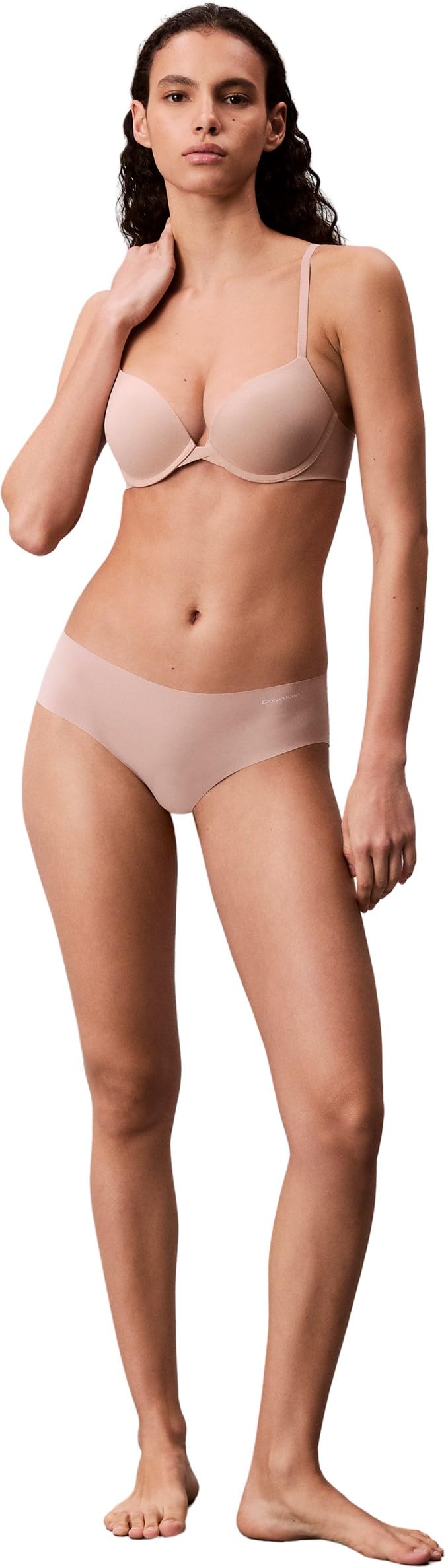 Calvin Klein Braguitas Pack de 5 Mujer Hipster sin Costuras