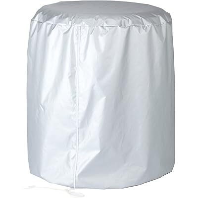 アストロ タイヤカバー シルバー Lサイズ(約直径77×高さ105cm) 4本収納 撥水加工 タイヤ保管 タイヤ収納 汚れ防止 防塵 劣化防止 190-03