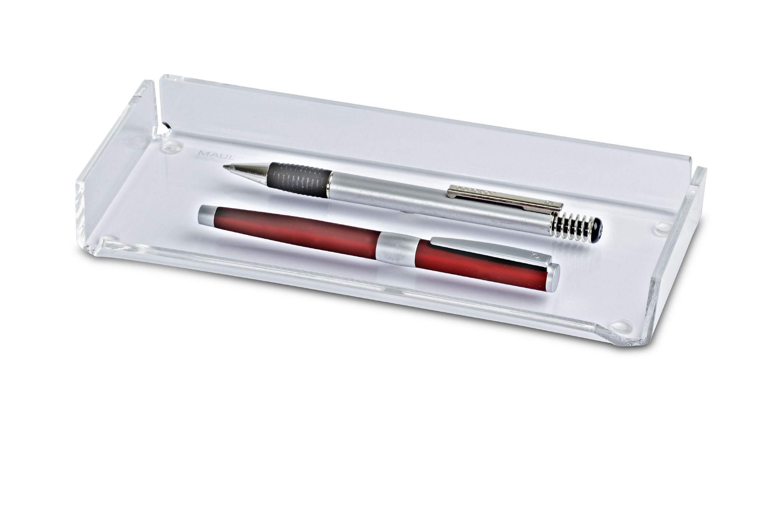 Maul Acrylic Pen Tray, transparent