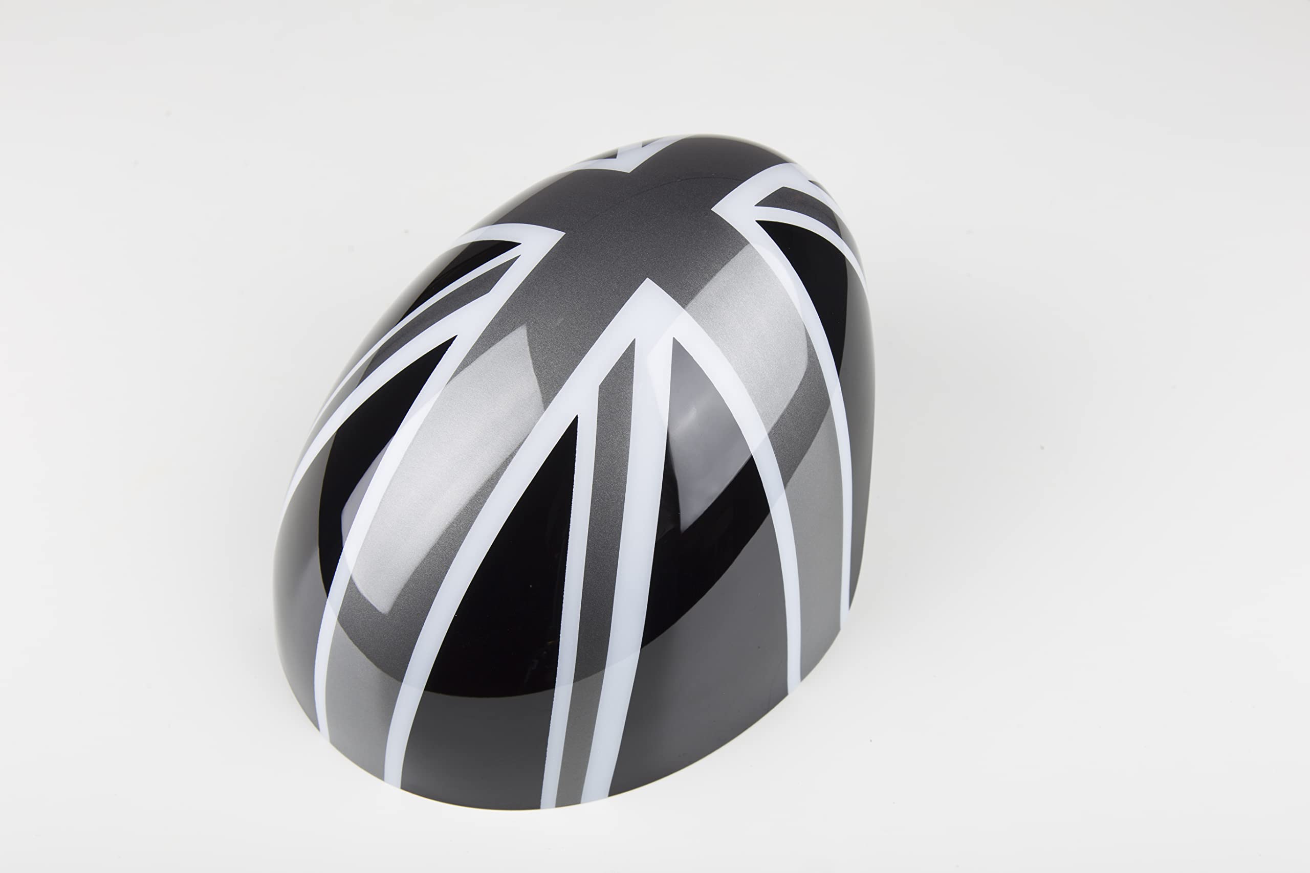 Side Rearview Mirror Cover Side Wing Mirror Caps Exterior Mirrors Shell Compatible with Mini Cooper one s jcw F54 F55 F56 F57 F60 (Union Jack Grey,