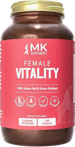 Miniatura 10 de MK Supplements Órganos de carne alimentados con pasto 3000 mg, 180 cápsulas de órganos de carne, multivitamínico, 100% criado en pasto en Nueva
