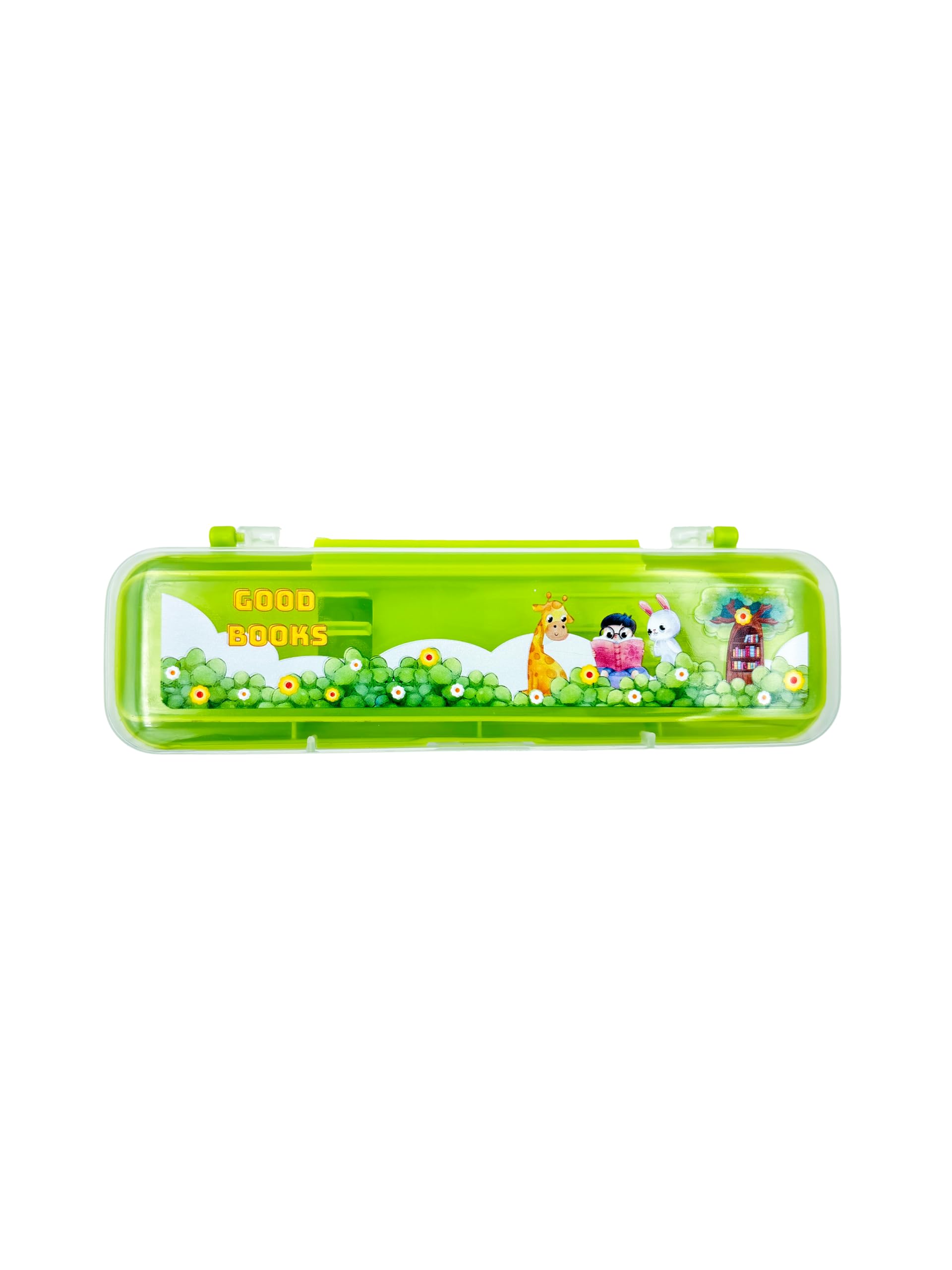 Mini Doodle Plastic Pencil Box | Pencil Box for Kids Pencil Box for Boys, Girls | Stationary Box for Kids (Green) (B0D9WC2K1Y) Amazon Price History, Amazon Price Tracker