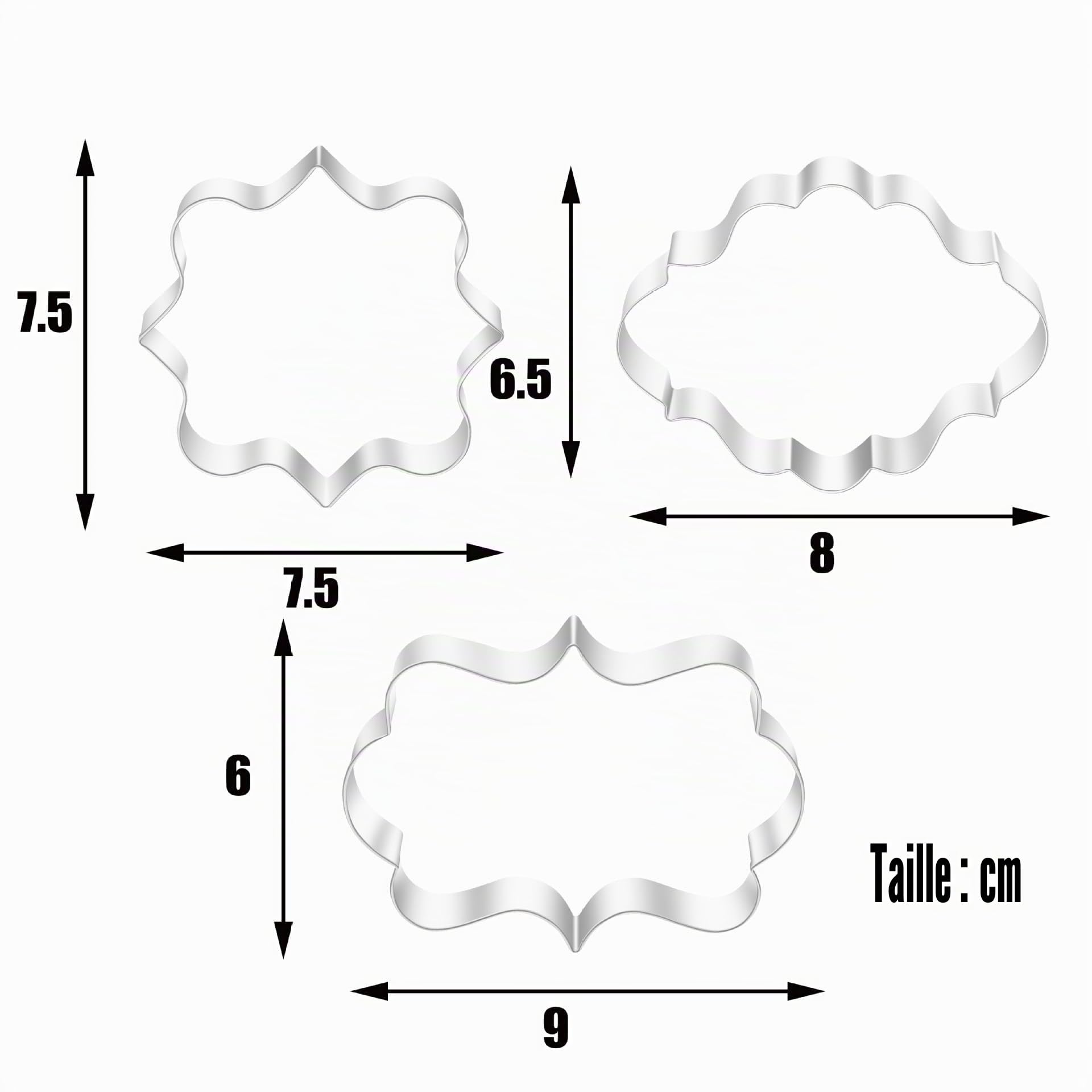 Lot de 150 tampons alphabet et 3 emporte-pièces lettres majuscules/minuscules pour biscuits gâteaux fondants