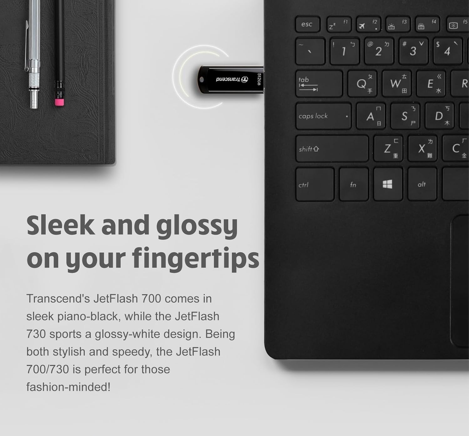 Transcend 128GB, USB3.1, Pen Drive, Classic, Black