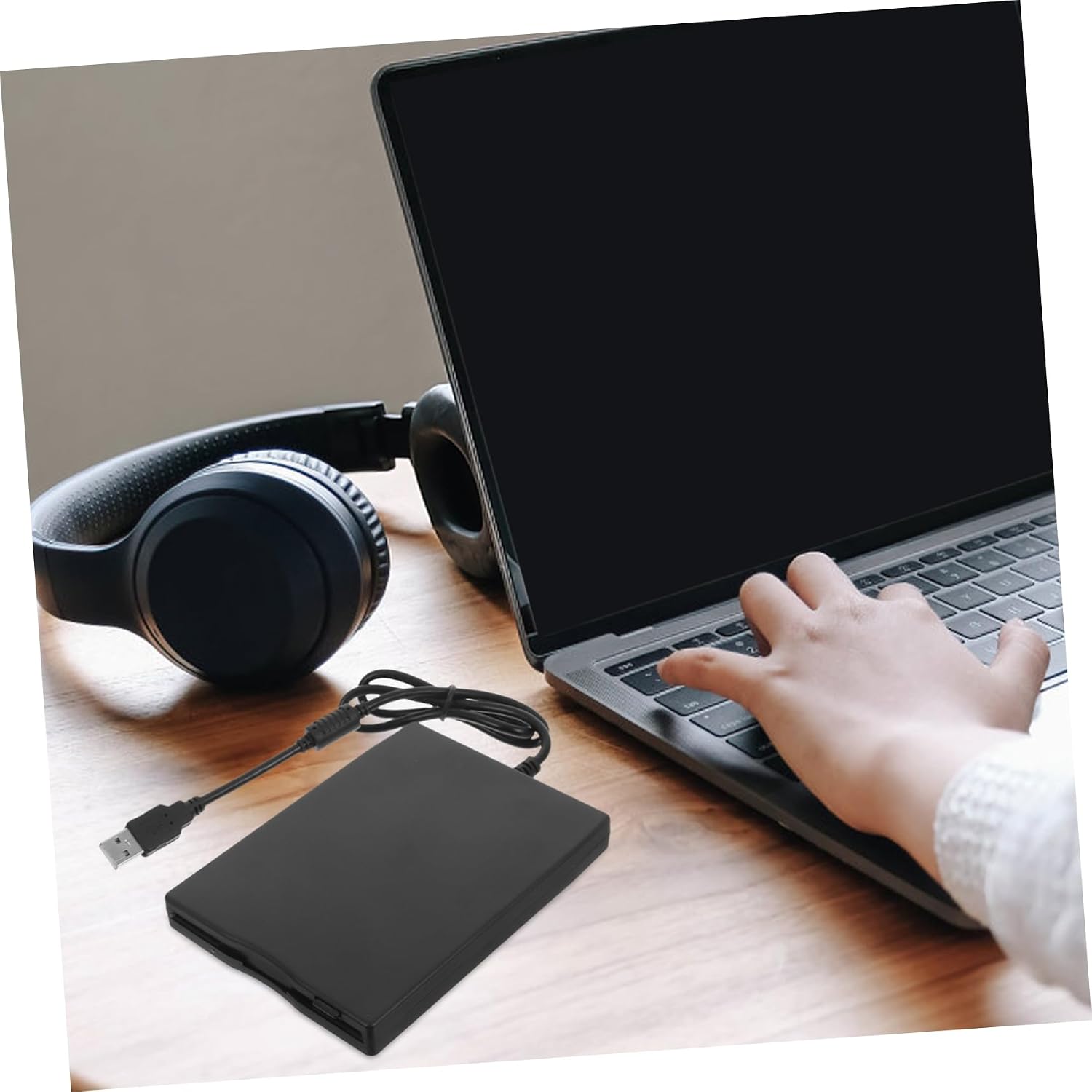OSALADI USB Floppy Disk Drive for Pc External Floppy Disk Converter Old Hard Drive Adapter