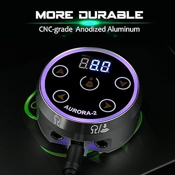 AURORA-2 タトゥー 用品 マシン電源】AURORA-2 タトゥーパワーサプライ – PMU ink