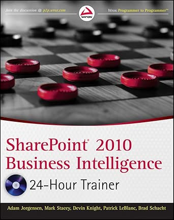 SharePoint 2010 Business Intelligence 24–Hour Trainer book cover