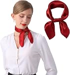 Soie de couleur 21"x21" Scarf-100% Mulberry en soie cou écharpe-léger mince respirant petite têtecarfs