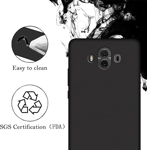 Miniatura 7 de Funda de teléfono personalizada para Huawei Mate 10, funda protectora de TPU suave contra arañazos, color negro