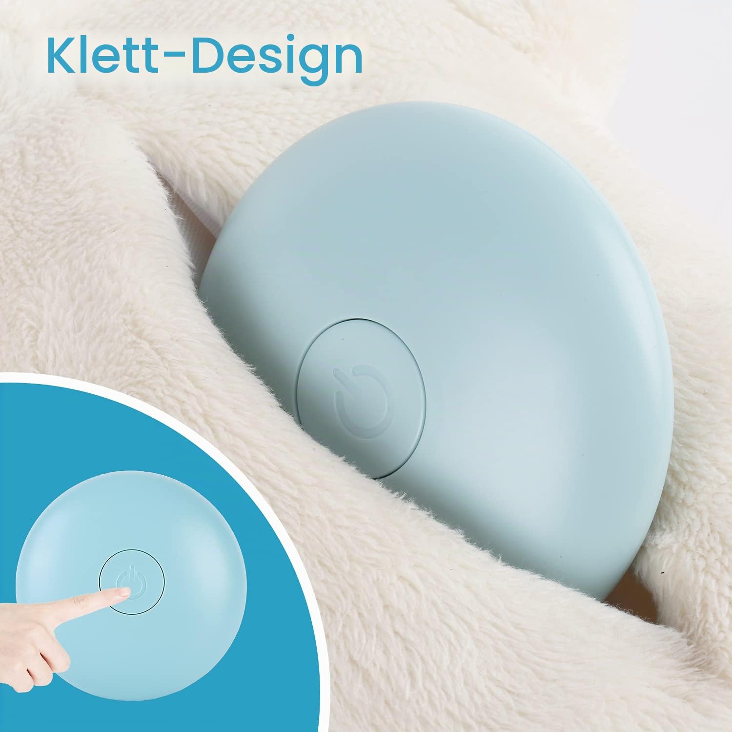 WEOK Heartbeat Welpe Plüsch Hundespielzeug, Welpe Herzschlag Stofftier für Hunde Angst Linderung Verhalten Hilfe Spielzeug (White + small)