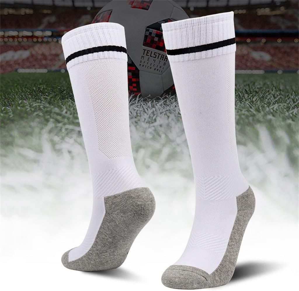 Multi Colored Football Socks, Towel Bottom, Long Tube Elementary School Training Socks