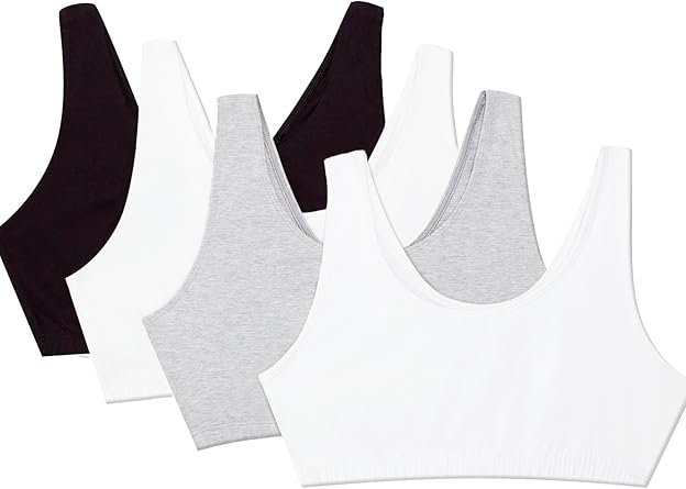 Fruit of the Loom Women's Built Up Tank Style Sports Bra Value Pack