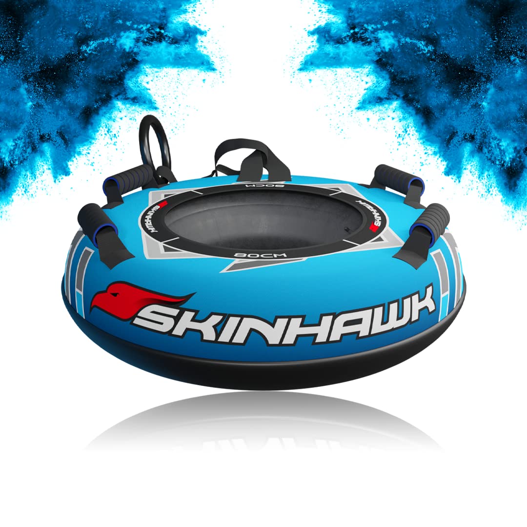 SKINHAWK Profi Snow Tube - Neumático para nieve (80 cm de diámetro, antideslizante), color azul