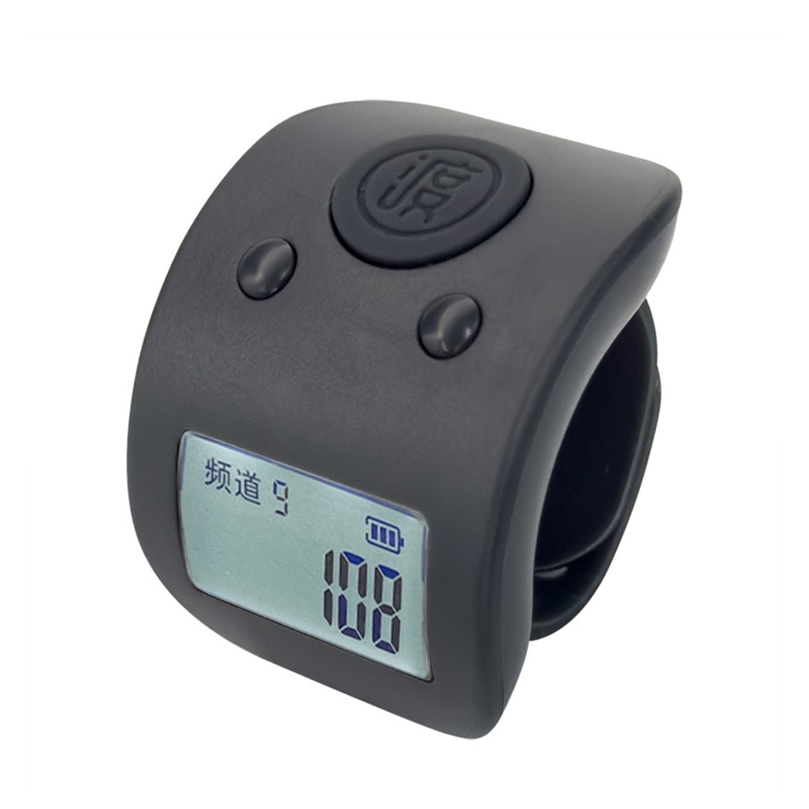 Kaccde Black Rechargeable 9-Track Counting Device Featuring Bright Screen & Easy Carry Box For Multiple Tasks Transportable Digital Counter
