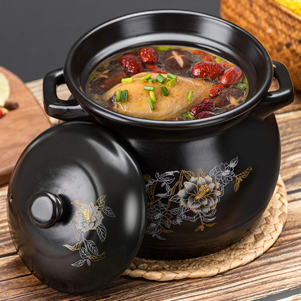 Casserole en céramique antiadhésive de 6L pour cuisson classique familiale