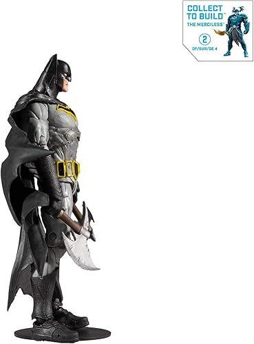 Miniatura 5 de DC Multiverse Batman (Dark Nights: Metal) Figura de acción de 7 pulgadas con piezas Build-A para figura de 'The Merciless'