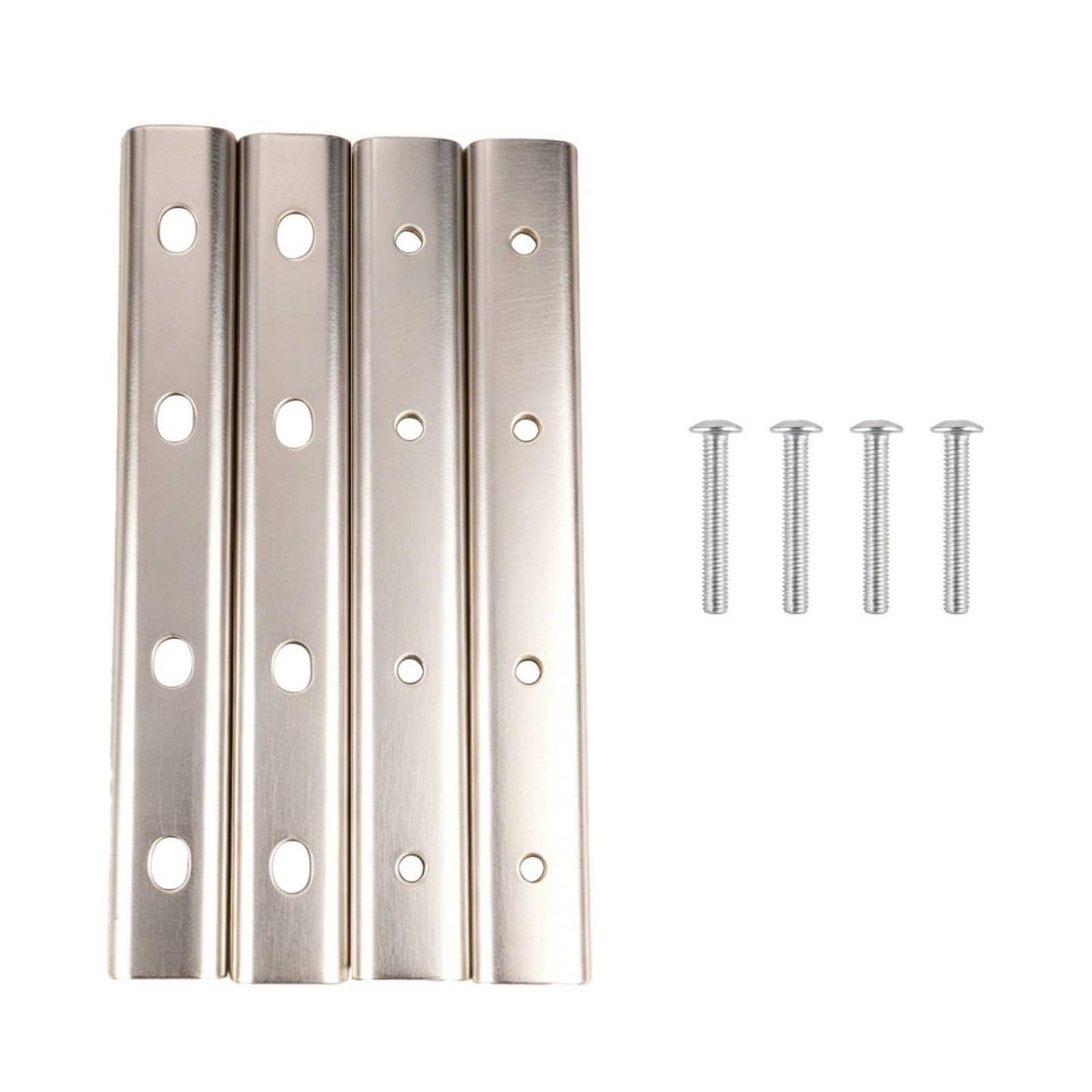 6 pieces bike basket mount easy installation bike basket bracket complete set, silver|sporting goods | cycling | bicycle accessories | baskets