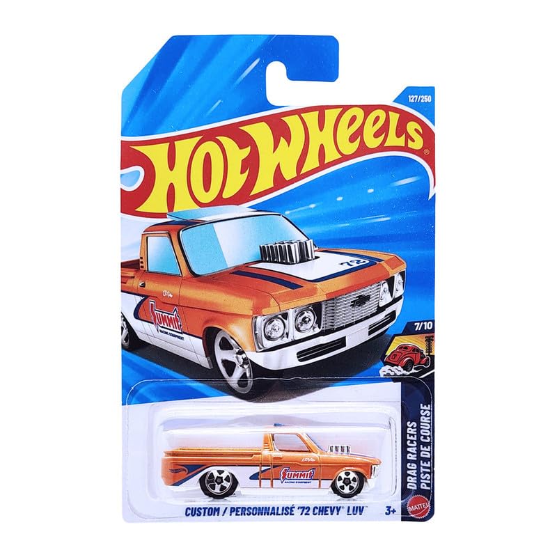 Hot Wheels Custom 72 Chevy Luv Drag Racers Ages 3 and Up 127/250