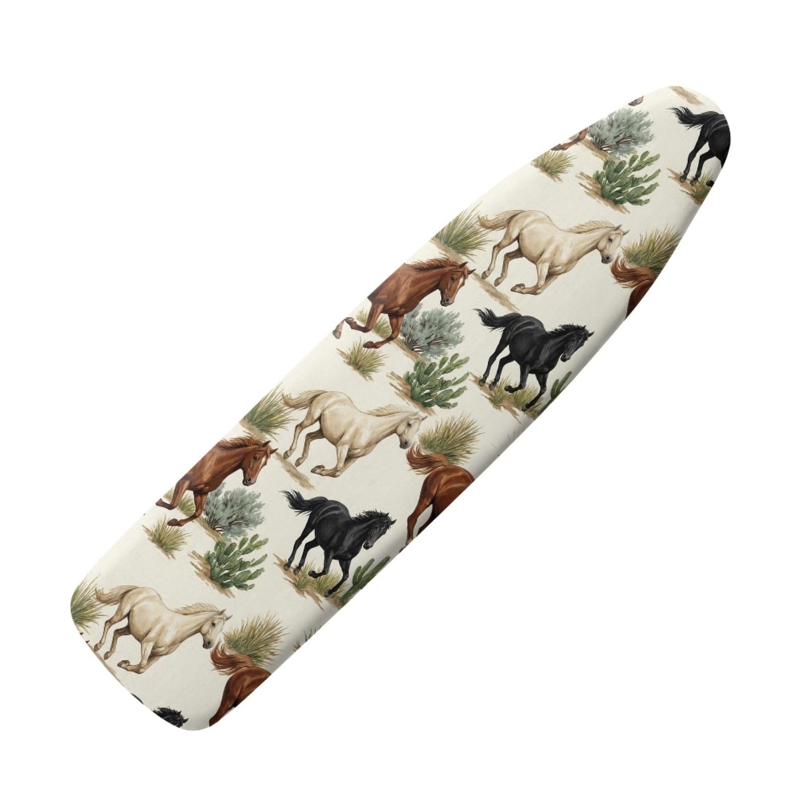 Large ironing board cover 130 x 45 Black Horse Ironing Board Cover And Thick Padding Easy Fit in Multiple Sizes with Elastic Drawstring,durable,iron board covers fits all,Machine Washable