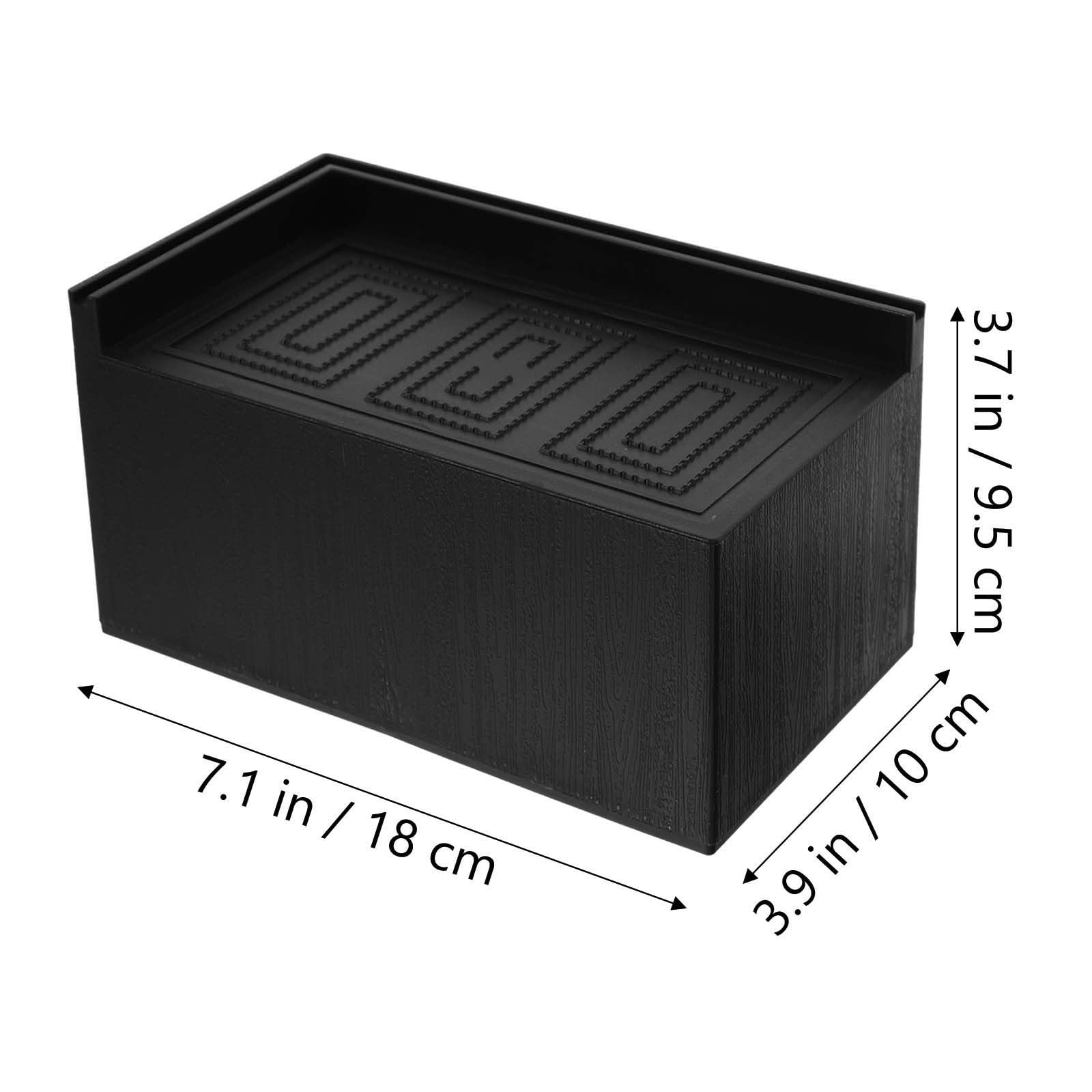 UKCOCO Elevadores Niveladores de Muebles de Goma Negro 4piezas para Patas de Muebles Fácil Instalación Ideales para Escritorio y Mesa de Noche