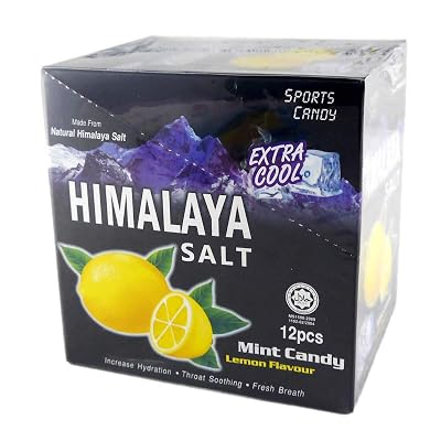 Big Foot Himalaya Salt Candy / Lemon Mint Flavor / Pack of 12
