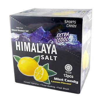 Big Foot Himalaya Salt Candy / Lemon Mint Flavor / Pack of 12