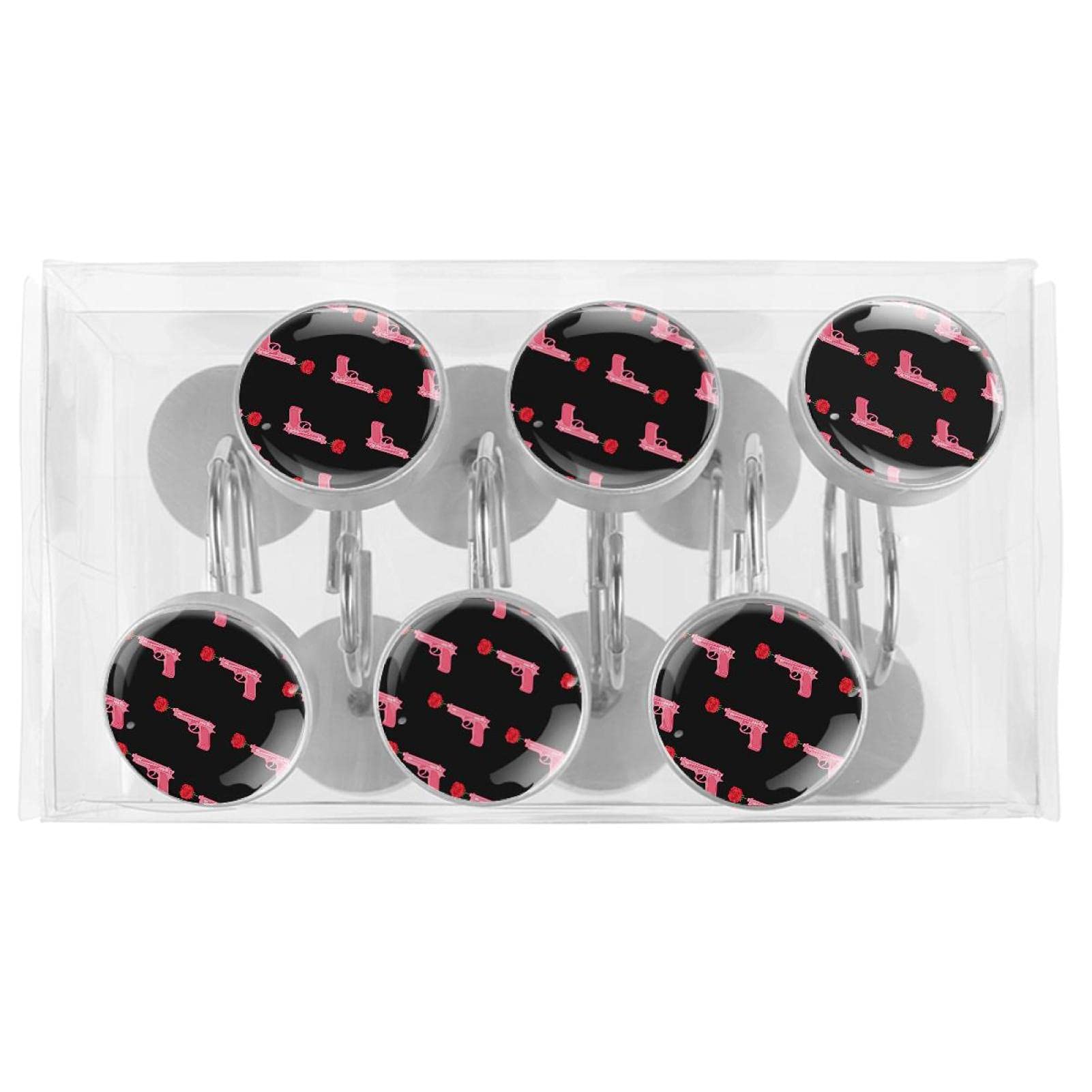 Ganci Per Tenda Doccia Bianchi, Eleganti Anelli A Rulli Antiruggine
