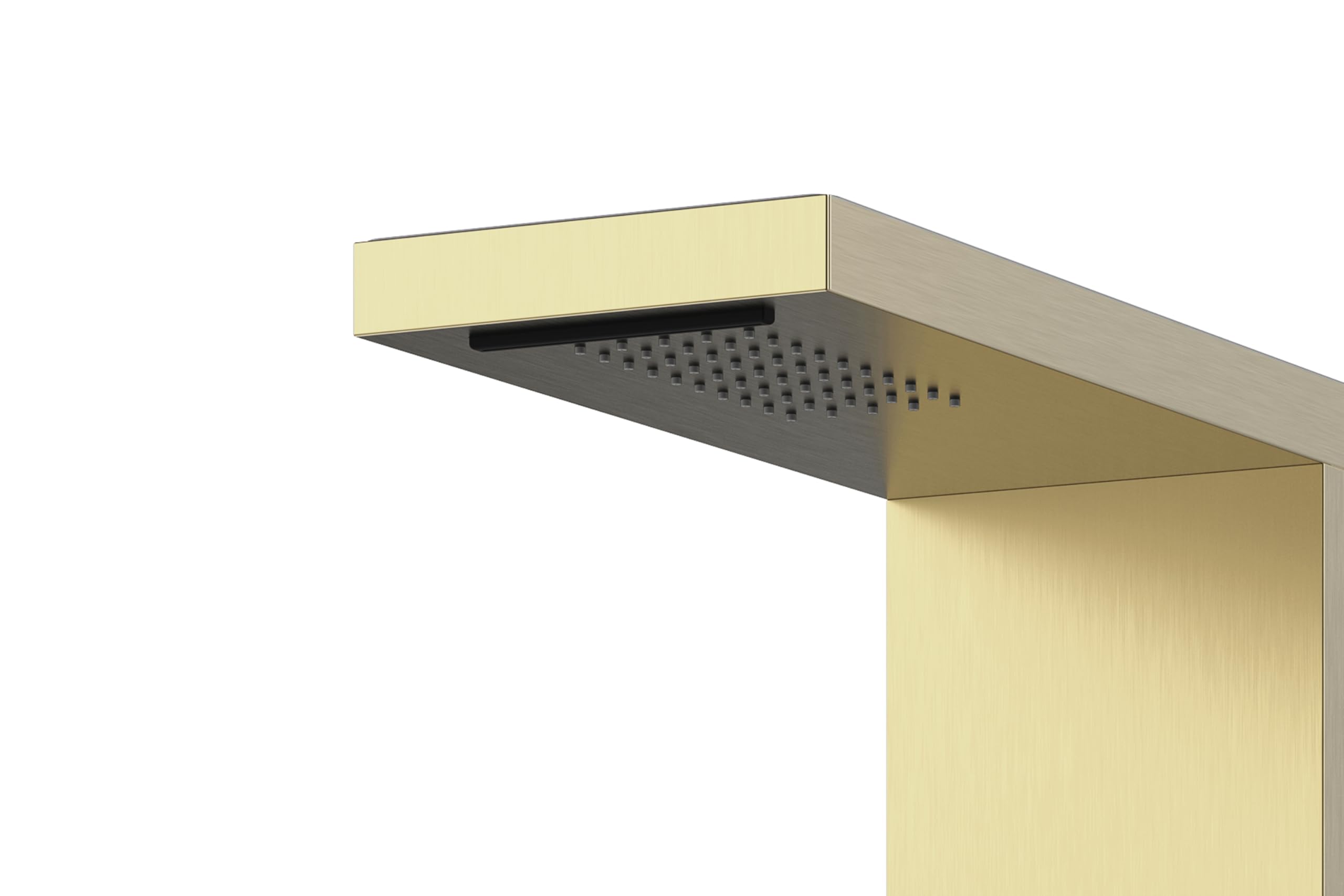 Marwell Essenza - Rubinetto per doccia, 125 x 20 cm, colore: oro
