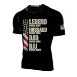 Premium Patriotic Wolves Rash Guard for Men Print 3D Never Fade with UPF 50&plus; Short Sleeve Compression Shirt for Men